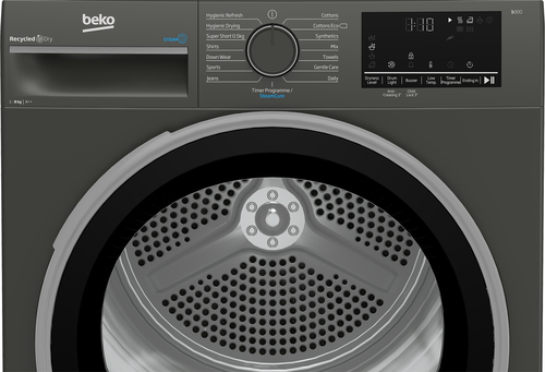 Beko B3T48231DG 8kg Heat Pump Tumble Dryer with SteamCure – image 3