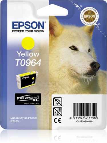 Epson T0964 Husky Yellow Standard Capacity Ink Cartridge 11ml - C13T09644010