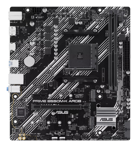 Asus Prime B550M-K Argb Amd B550 Micro-Atx Socket AM4 Motherboard - image 2