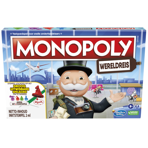 Monopoly F4007104 настольная игра Monopoly Travel World Tour Board game Economic simulation