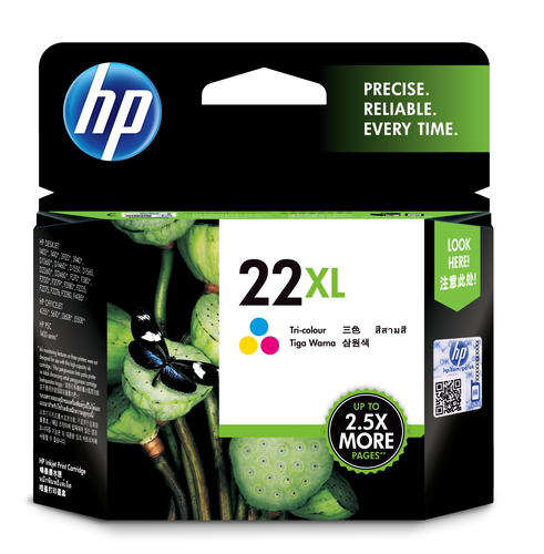 Cartucho HP 22XL Tricolor 415 Páginas C9352CL - Código: C9352CL | Compra en Guadalajara