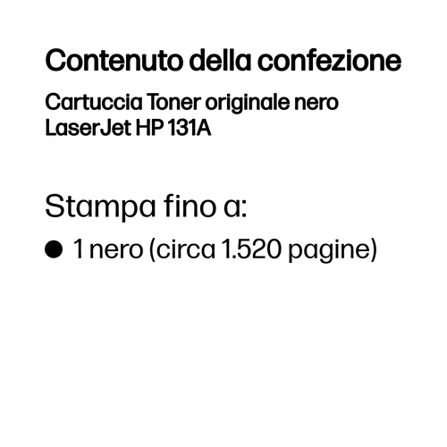 HP 131A – Toner nero originale