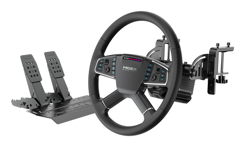 Moza Racing R5 Pro Truck Driving Simulator Черный Steering wheel + wheelbase + pedals