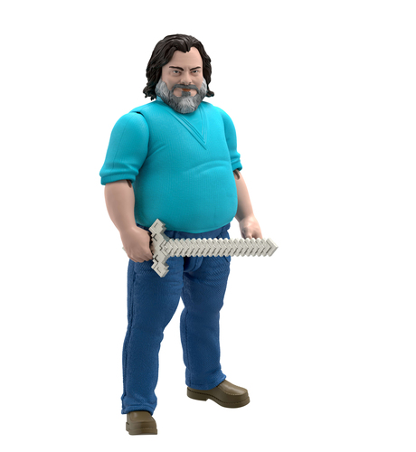Minecraft Figura de acción a gran escala de Steve de , personaje de 30,5cm coleccionable inspirado en la película.