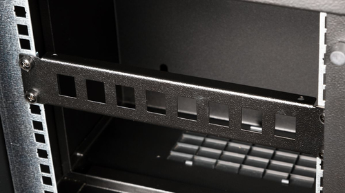 Equip Patchpanel 10" met Keystone Montage 1U, zwart, afbeelding 4