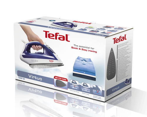 Tefal Virtuo FV1711 Steam iron Durilium soleplate – image 6