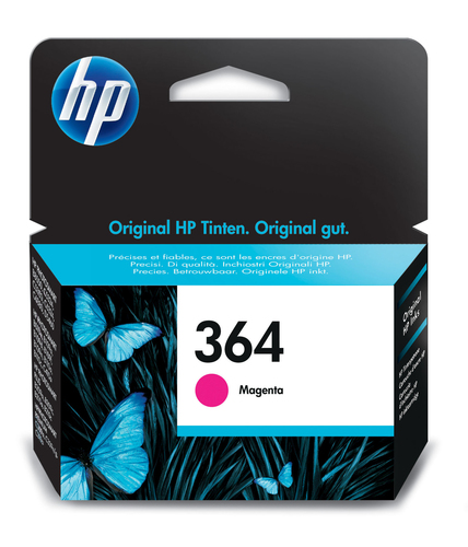 HP 364 Magenta Standard Capacity Ink Cartridge 3ml - CB319E