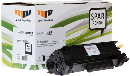 MM Black Laser Toner - HP 35A (CB435A) - For HP LaserJet