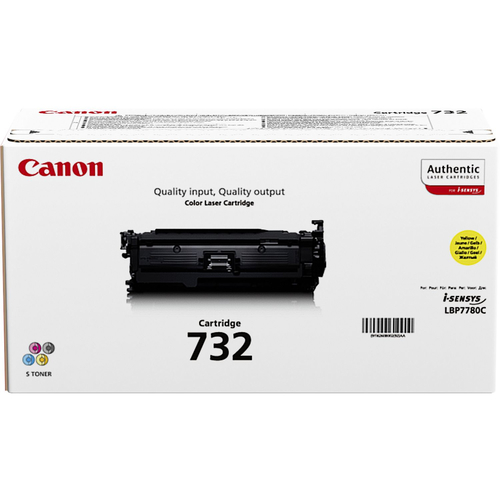 Original Canon 732-Y Yellow Toner Cartridge - image 1