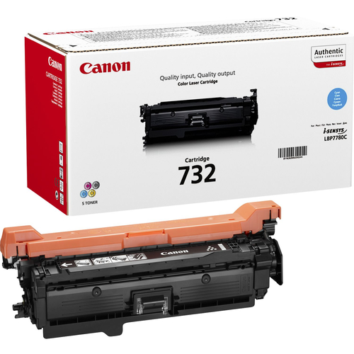 Original Canon 732-C Cyan Toner Cartridge - image 2