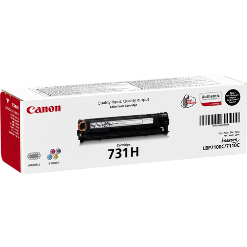 Canon Laser Toner Cartridge Page Life 2400pp Black - 731HBK - image 1