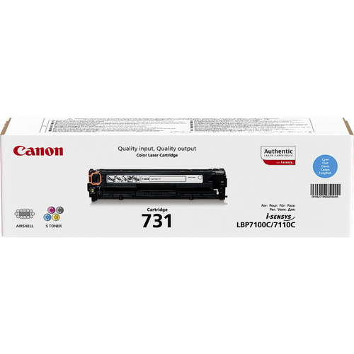 Original Canon 731-C Standard Capacity Cyan Toner Cartridge - image 2