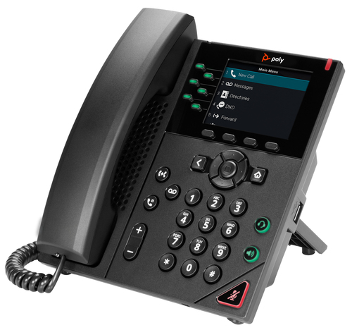 HP Poly VVX 350 6-Line IP Phone and PoE-enabled – image 3