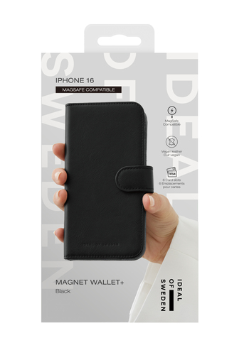 iDeal of Sweden Magnet Wallet+ MagSafe iPhone 16 Black – image 5