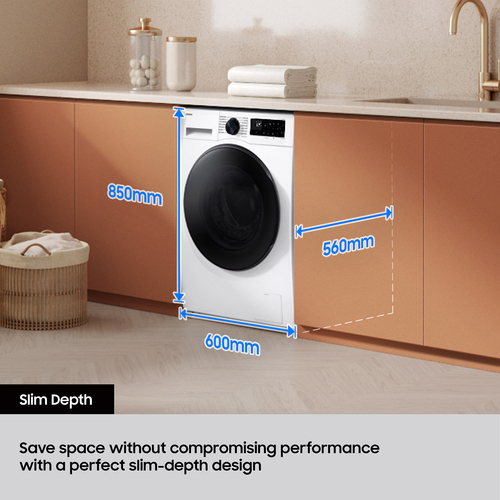 Samsung Slim Depth Washer Dryer Series 5 AI Energy 9KG & 5KG White 9 kg - image 7
