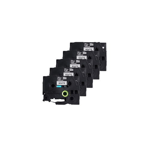 5PK BLACK ON WHITE MULTI 5