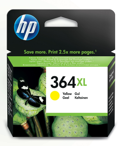 HP 364XL High Yield Yellow Original Ink Cartridge