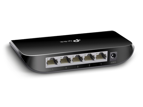 TP-Link TL-SG1005D, 5 Port Gigabit Ethernet Network Switch, Ethernet Splitter, Hub, Desktop and Wall-Mounting, Plastic Case, Plug and Play, Energy-Saving, Black - image 3