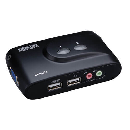 KVM COMPACTO DE 2 PUERTOS USB    - B004-VUA2-K-R