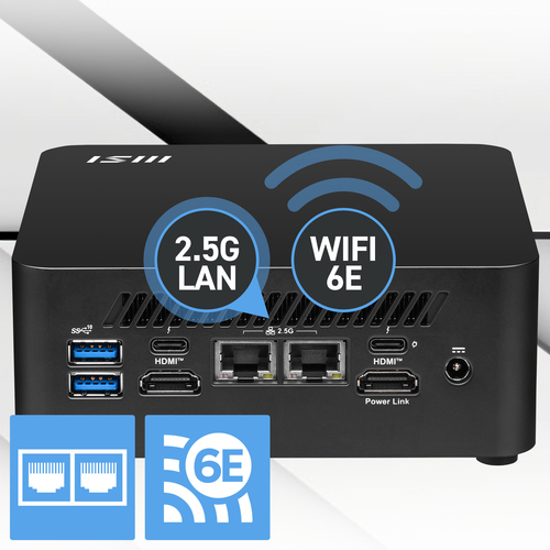 Msi Cubi Nuc 1M Mini Desktop PC - Intel®Core 7, 1 TB SSD, Black, Black - image 5