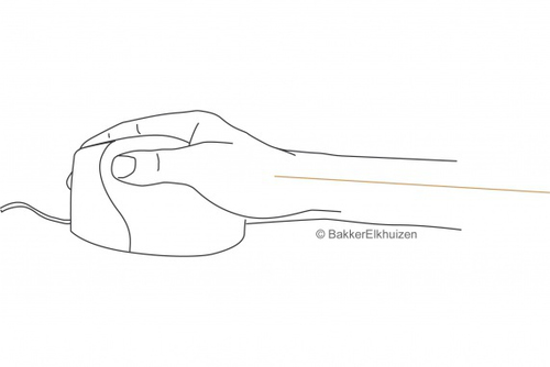 Bakker Elkhuizen BakkerElkhuizen Evoluent 4 Small Wired RH Mouse Black/Purple - image 6