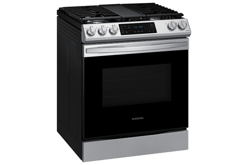 Samsung NX60A8315SS cooker Freestanding cooker Electric Gas Black, Stainless steel – image 2