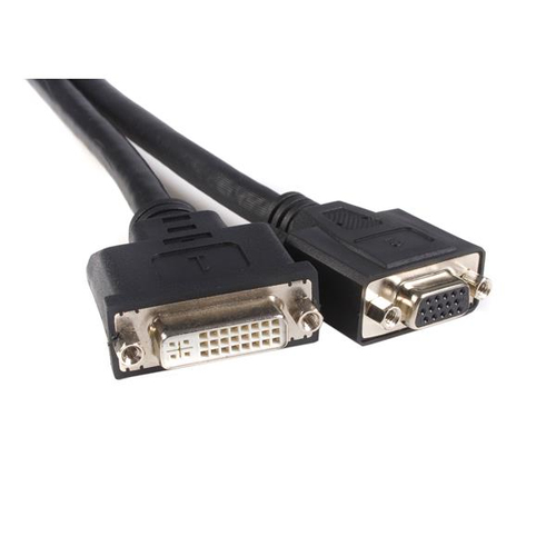 StarTech.com DMS 59 Splitter Cable - 8in - DMS 59 to 1 x DVI / 1 x VGA - Y Cable - DMS 59 to VGA - Monitor Splitter Cable 