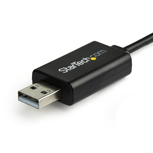 StarTech.com 6 ft (1.8 m) Cisco USB Console Cable - USB to RJ45 Rollover Cable - 460Kbps - Windows, Mac and Linux Compatible - M/M (ICUSBROLLOVR) 1.8m Serielt kabel Sort – billede 2