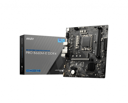 MSI MB PRO B660M-E DDR4 Intel B660 LGA 1700 Микро ATX