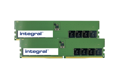 Integral 64GB (2x32GB) PC RAM MODULE DDR5 5600MHZ PC5-44800 UNBUFFERED NON-ECC DIMM