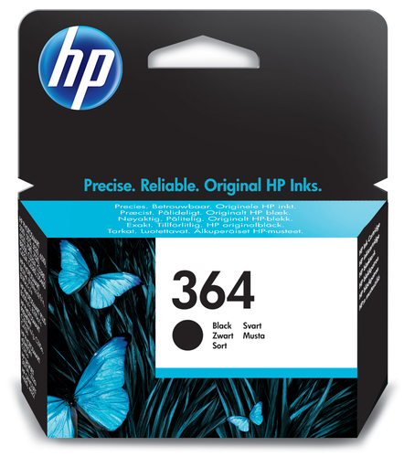 HP 364 Black Standard Capacity Ink Cartridge 6ml - CB316E
