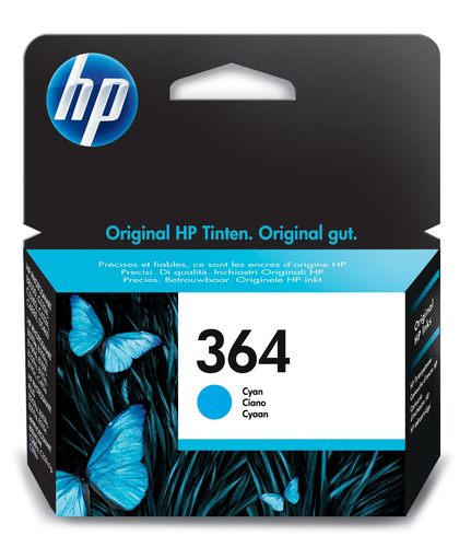 Original HP No. 364 Cyan Ink Cartridge - image 1