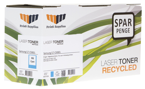 MM Cyan Laser Toner - Samsung CLT-C5082L - For Samsung CLP 6x0 / CLX 62x0 series