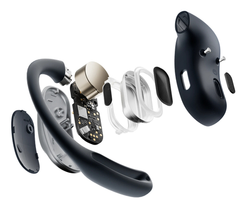 Bone conduction Bluetooth headphones Shokz Openfit Air Noir TU - image 3
