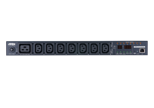 ATEN PE6208G-ATA-G блок распределения питания 8 розетка(и) 1U Черный