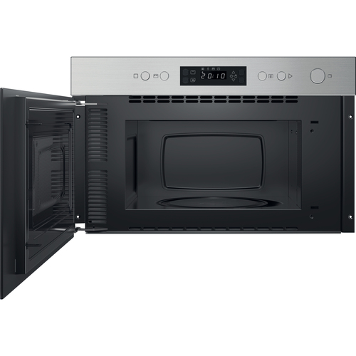 Indesit IMK12XUK Built In Microwave Oven with Grill in Stainless Steel - image 3