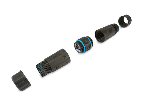 Equip 221172 tussenstuk voor kabels RJ-45 Zwart, Blauw, afbeelding 2