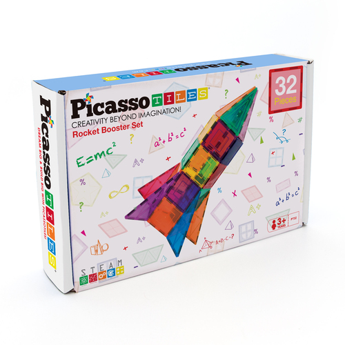 PicassoTiles Rocket Booster Set