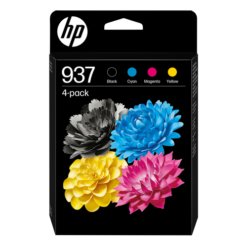 HP 937 Original Ink Cartridge Cmyk 4-pack 6C400NE - image 1