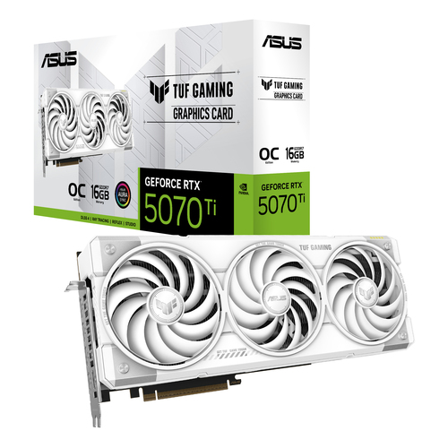 ASUS TUF Gaming GeForce RTX 5070 Ti OC White grafische kaart, afbeelding 10