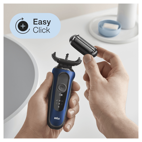 Braun Series 6 60-B1000s Foil shaver Blue – image 5