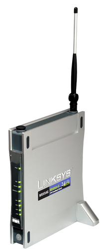 Linksys WRV54G wireless router Black, Silver