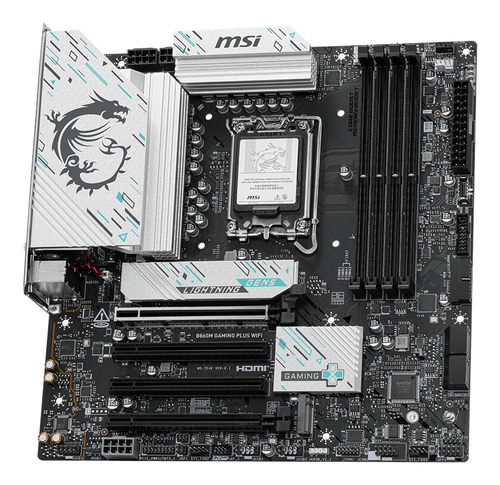 Msi B860M Gaming Plus Wifi LGA1851 Motherboard, Black - image 3