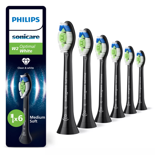 Philips Sonicare Optimal White HX6066/88 Zwart (6 stuks)