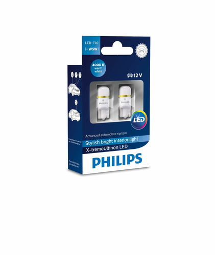 Philips X-tremeVision LED 127994000KX2 autotule pirn T10 0,8 W