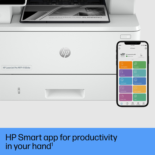 HP LaserJet Pro 4102dw A4 3-in-1 Wireless Mono Laser Printer - image 7