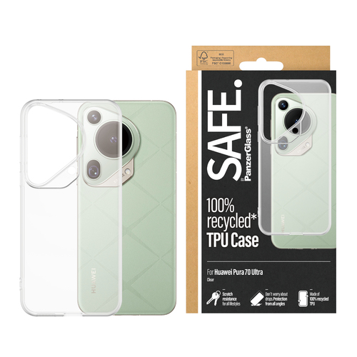 PanzerGlass SAFE. by PanzerGlass® TPU Case Transparent HUAWEI P70 Ultra – image 2