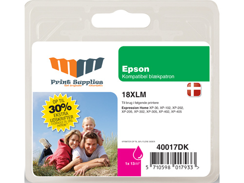 MM Magenta Inkjet Cartridge - Replaces Epson No.18XL
