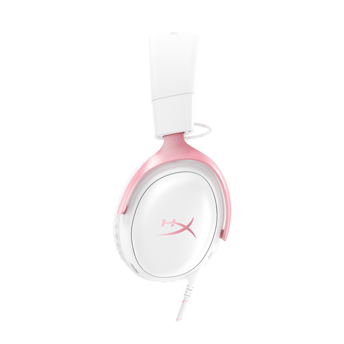 HyperX Cloud III Wired Gaming Headset - Wit/Roze (PC, PS5, Xbox Series X/S) – Foto 10 van 10