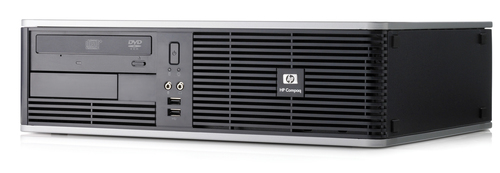 RK455AW HP Compaq Business Desktop dc5750 - SFF - Athlon 64 3500 / 22 GHz - RAM 512 MB - HDD 80 GB - DVD - Radeon X300 - Gigabit Ethernet - Win XP Pro - monitor ninguno